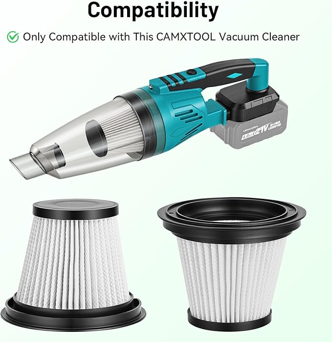 1PCS HEPA Vacuum Filter Handheld Cordless Vacuum Cleaner, Washable and Reusable (Filter Only)