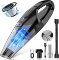 BSRCO Handheld Vacuum Cordless Rechargeable, 3-in-1 Car Vacuum Portable with LED Light & USB Charge, 1.65Lbs Lightweight Hand Vacuum Cleaner for Pet Hair, Home, Car Interior