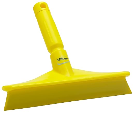 Vikan 71256 Squeegee,Ultra Hygiene,Table,10",PP/RB,YL
