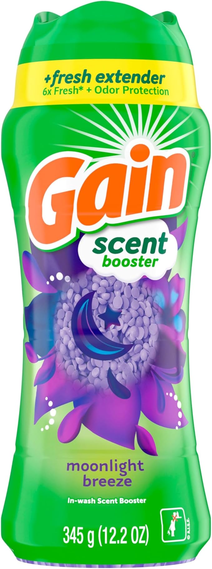 Gain In-Wash Laundry Scent Booster, Moonlight Breeze Scent, 12.2 OZ, Fresh Extender + Odor Protection