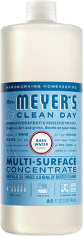 Mrs. MEYER'S CLEAN DAY Multi-Surface Everyday Concentrate, Rain Water Scent, 32 Fl Oz Bottle
