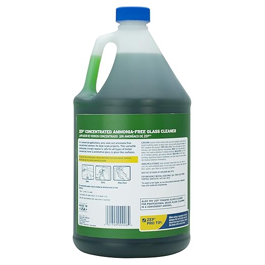 Zep Commercial Glass Cleaner Concentrate 1 gal & Red Devil Lightweight Spackling 1/2 Pint