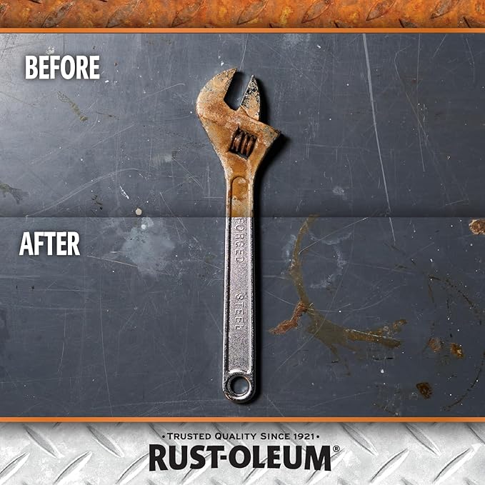 Rust-Oleum Rust Dissolver Trigger Spray Gel | Heavy-Duty Corrosion Remover for Metal Tools, Cars, Bikes, Grills, Bolts, Firearms & More | 32 oz | 6 Pack