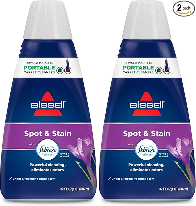 Bissell Spot & Stain with Febreze Freshness Spring & Renewal Formula,7149,32 ounces,(Pack of 2)
