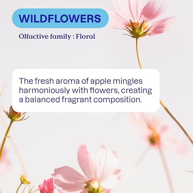 ATTITUDE Liquid Fabric Softener Refill,Plant-Based & Vegan,HE Compatible,Naturally Derived,Wildflowers Scent,80 Loads,67.6 Fl Oz,(Pack of 2)