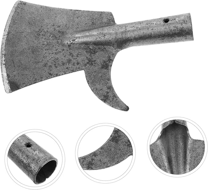 Tree Bark Scraper Tool Manganese Spade for Gardening and Weeding Multi-Functional Shovel Hook for Easy Debarking and Branch Removal
