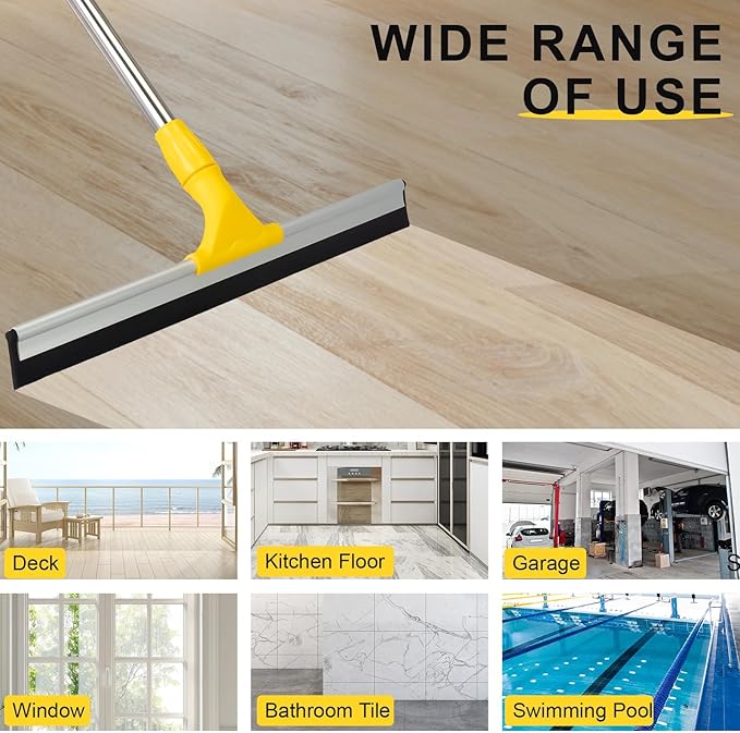 Yellow Stainless Steel Squeegees