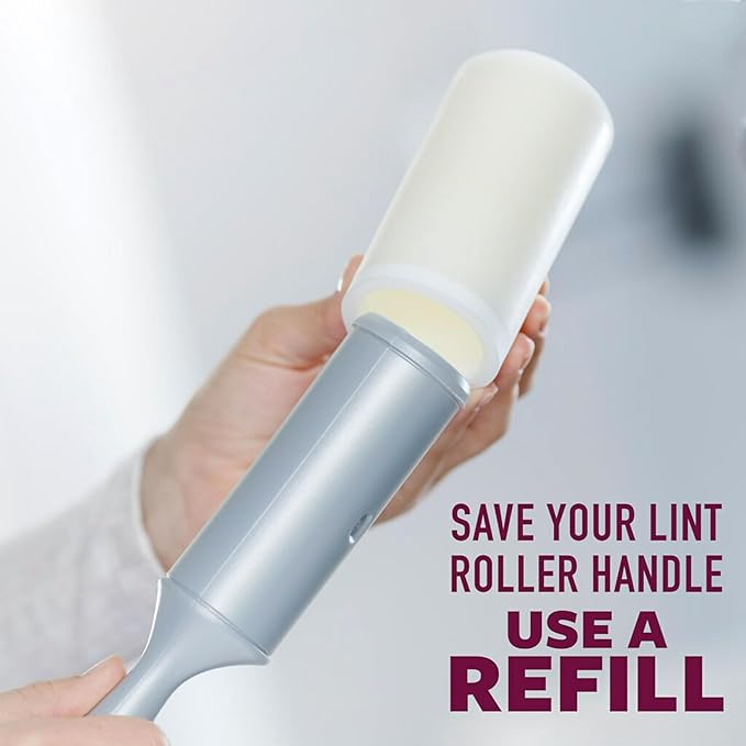 Scotch-Brite Pet Hair Pickup Extra Sticky Lint Roller, Designed for Removing Fur + Fluff on Couches, Clothes, Dog and Cat Beds, & More, 2 Pack, 140 Easy-Tear Adhesive Sheets Total