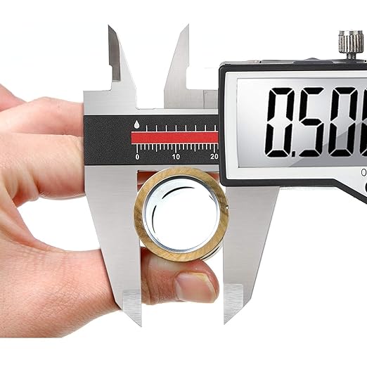 Digital Caliper, 6" Caliper Measuring Tool Extreme Accuracy Waterproof Electronic Vernier Caliper Industrial Stainless Steel Digital, Durable Measuring Tool with Large LCD Screen