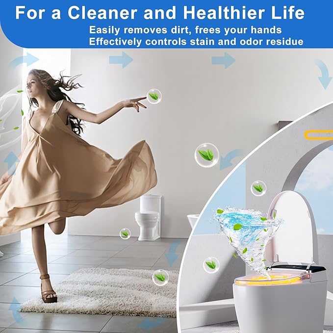 Toilet Bowl Cleaners, Automatic Toilet Tank Cleaner Tablets, Blue Toilet Bowl Cleaner Tablets for Deodorizing & Descaling, Powerful Cleaning, Slow-Release Against Tough Stains 20 Pack