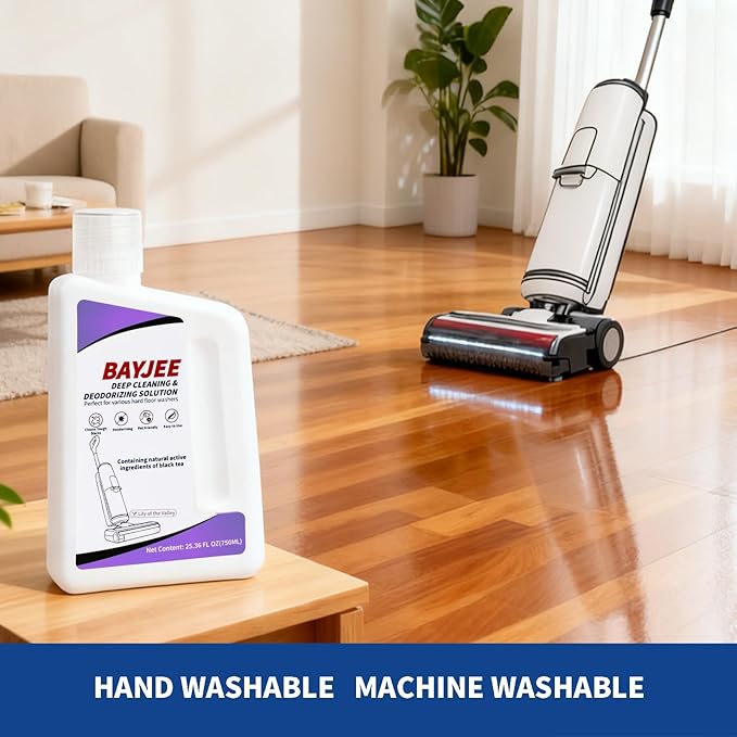 Deep Cleaning & Deodorizing Solution, 25.36FL OZ/750ML, Designed for TINECO, SHARK, MOVA, BISSELL, Compatible with all models of wet dry vacuum cleaners,long-lasting Lavender Fragrance