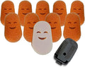Smilyeez No Plastic Mini Moji Scrubbing Sponge Refills for Scotch Brite Dishwand (10 Pack)