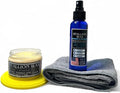 Marble & Granite Cleaner and Polish Kit – Enhances Dark Countertops | 4in1 Set Stone-Safe Care and Streak Free Shine for Black Marble, Granite, Quartz, Quartzite, Soapstone and Natural Stone Surfaces