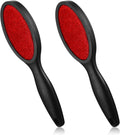 2 pcs Dual-Sided Lint Brush for Clothes - Reusable Pet Hair Remover for Fabric Carpet Furniture