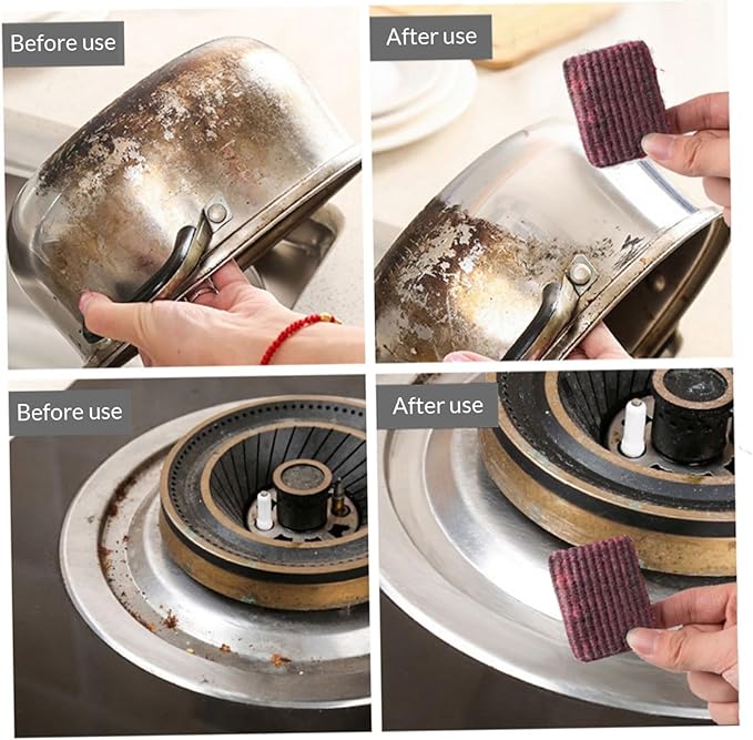 20Pcs Steel Wool Soap Pads Steel Wool Scrubber Non Scratch Soap Pads Effective Clean Metal Scouring Pads for Cleaning Pots, Pans, Ovens Tough Kitchen Grease., Pink