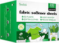 Soulink Fabric Softener Sheets for Washing Machine, No Plastic Jug Soap Strips, Alternative to Fabric Softener Liquid and Pods, Unscented Fragrance Free, Up to 240 Loads
