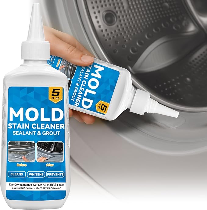 HomeMold Stain Remover Gel, Effective Washing Machine Cleaner for Front Load Washer, All-Purpose Cleaning Gel for Penetrating for Bathroom, Shower and Bathtub Tile Grout
