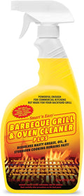 Smart 'n Easy Barbecue Grill & Oven Cleaner Plus - For BBQ Grills, Ovens, Stoves, Drip Pans, Cooktops, Burners, PLUS More! - Removes Oil, Grease, Cooking Remains - Chef's Choice - 22oz Spray