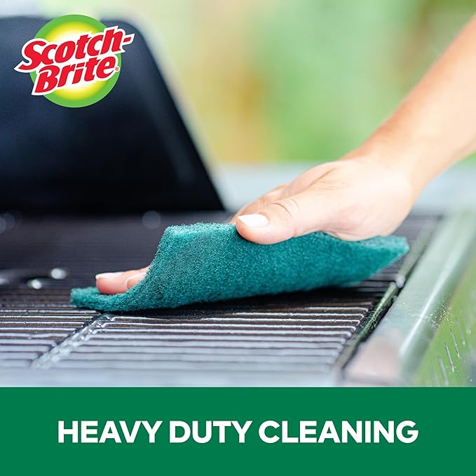 Scotch-Brite Heavy Duty Scour Pads, 6 in. x 3.8 in. (Green) / 2-Pack