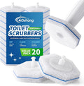 Compatible with Clorox Toilet Wand – Disposable Toilet Brush Head Refills (20 Count), Wand Not Included