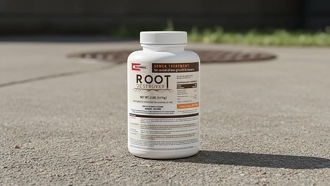 RectorSeal Root Destroyer 81394 Sewer Treatment, Easy Application, Fast Acting, 2 lb