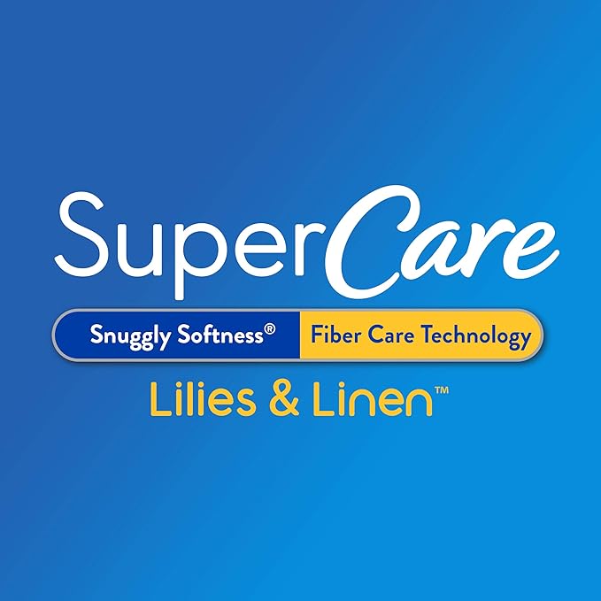 Snuggle SuperCare Fabric Softener Dryer Sheets, Lilies and Linen, 105 Count