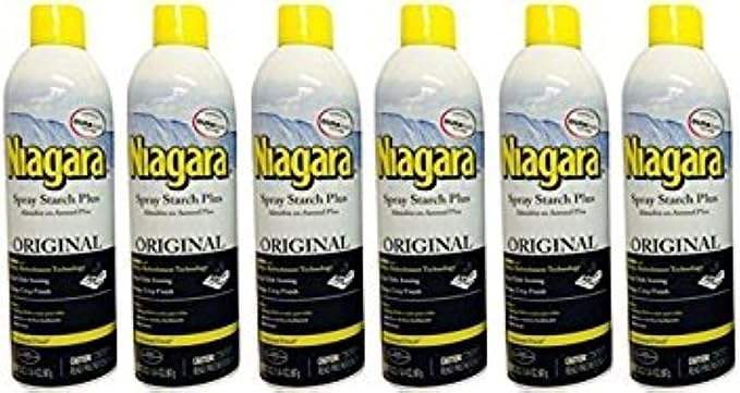 Niagara Spray Starch, Original, 20 oz, Pack of 6