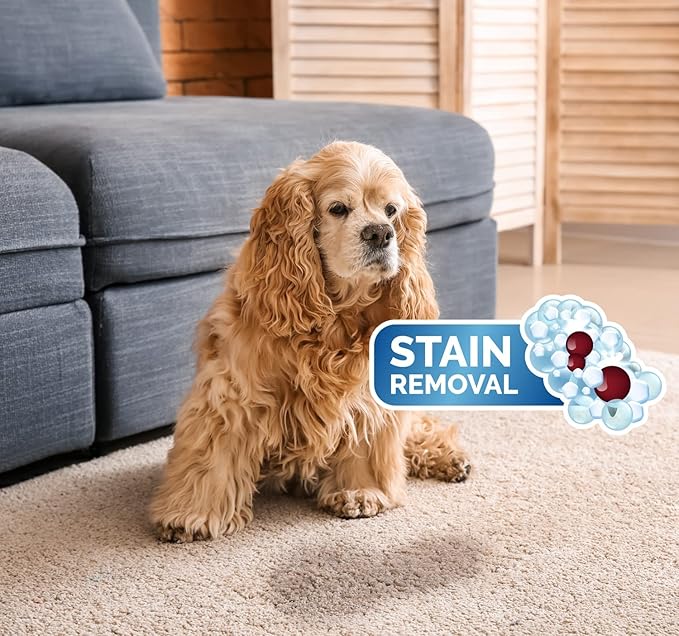 Pat's Spot + Stain Remover, Professional Carpet, Fabric and Upholstery Cleaner, 32oz (Pack of 4) | 40+ Years Carpet Cleaning Experts