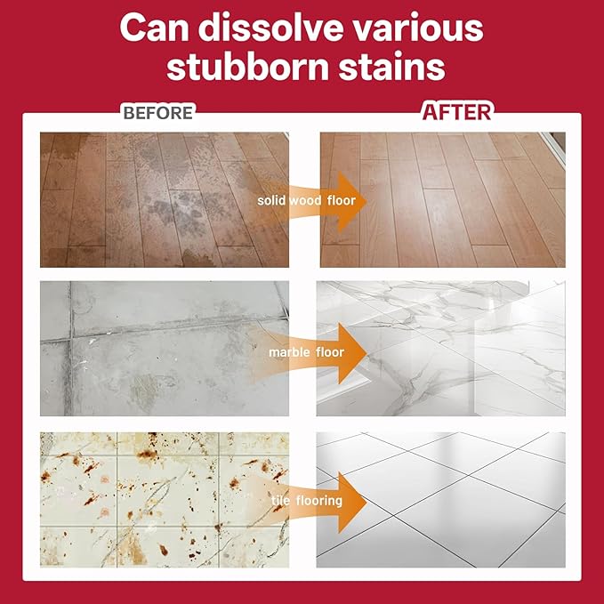 Floor Cleaning Solution Rose Scent, Compatible with Roborock Cleaning Solution Quick Drying Without Residue Suitable for All Robot Vacuums and Wet Dry Dual-Use Vacuum Cleaners (1 L, Rose)