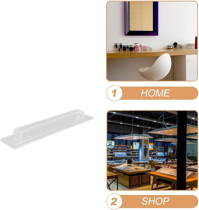 Wall-Mounted Acrylic Glasses Organizer Rack, Decorative Glasses Holder for Multiple Eyewear Storage and Shop Display, Space-Saving Eyewear Organizer for Home and Retail Use