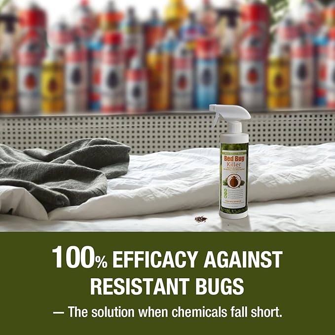 EcoVenger Bed Bug Killer with Remote Sprayer 1 Gal - Kills 100% All Stages on Contact- Kills Resistant Bugs- Kills Eggs- 14 Day Residual Protection- Non-Toxic- Child & Pet Friendly