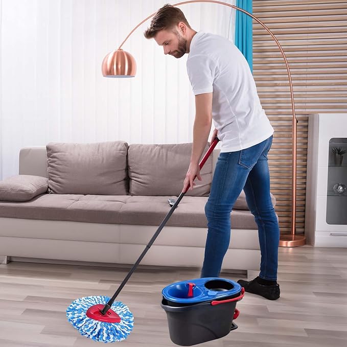 Spin Mop Replacement Base Head Compatible RinseClean 2-Tank System Mop Rotating Triangle Mop Head Cover Replacement Rotating Mop Base Plastic Base Part