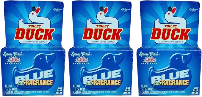 Toilet Duck Automatic Blue Single - 1.7 oz - 3 pk