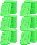 36 - Pack Non-Scratch Scrub Sponges - Sponges for Dishes and Washing Dishes, Cleaning Sponges for Kitchen Home and More（Green）