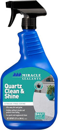 Miracle Sealants Quartz Clean and Shine Streak-Free Spray for Quartz and Engineered Stone, 32 oz