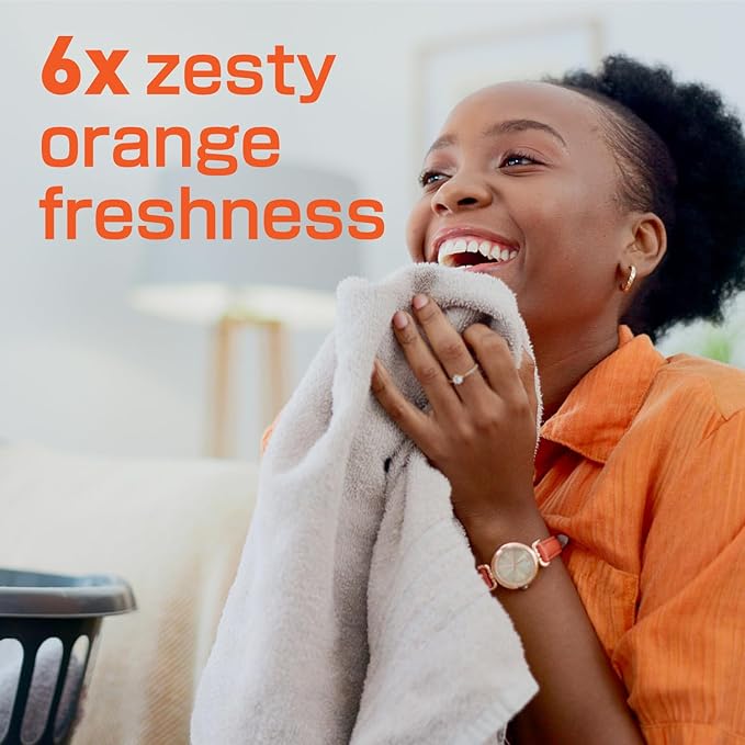 CLEARALIF Infusions In Wash Scent Booster Beads, Eco Friendly, Orange Scent, 7 oz,Scent Booster Beads, Laundry Scent Boosters