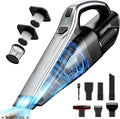 SAKOLD Car Vacuum Handheld Vacuum Cordless with Powerful Suction, Type-C Charge, 2 Suction Modes, 6-in-1 Portable Mini Vacuum for Home, Car, Office Desk, Keyboards