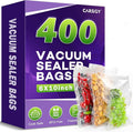 CAREGY Vacuum Sealer Bags 400 Pint 6" x 10" with BPA Free for Food Storage Meal Prep or Sous Vide