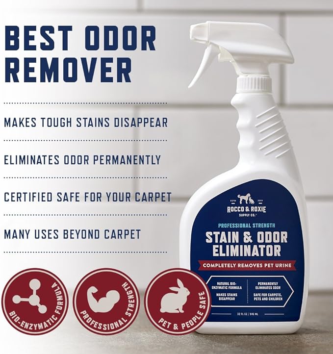 Rocco & Roxie Pet Stain & Odor Carpet Cleaning Bundle
