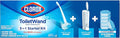 Clorox ToiletWand Toilet Cleaning Kit, ToiletWand, Caddy and 6 Refills, Pack of 6 (Pack May Vary)