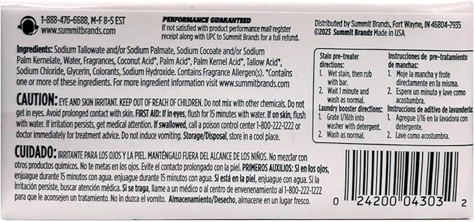 Fels Naptha Laundry Bar and Stain Remover, 5oz ( 4 bars) by Fels Naptha