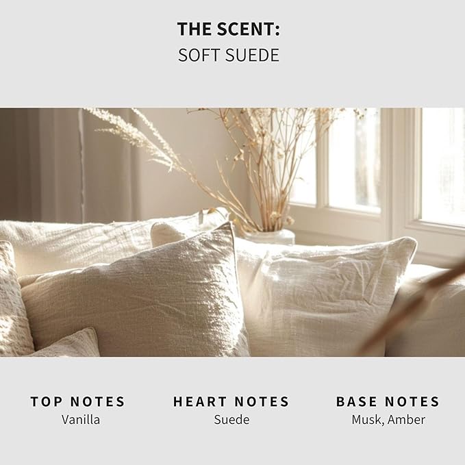 Lapew Soft Suede Scented Mop Soap - Luxury Floor Cleaner Concentrate for Mopping Tile, Laminate, Vinyl & Hardwood | Streak-Free, Low-Foam | 36 oz