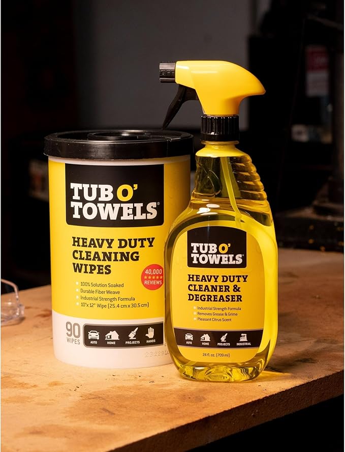 Tub O' Towels Heavy Duty Cleaner DEGREASER Spray
