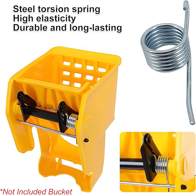 Comercial Mop Bucket Spring Replacement 3 Count Side-Press Wringer Torsion Springs Large 8 Loop Torsion Spring