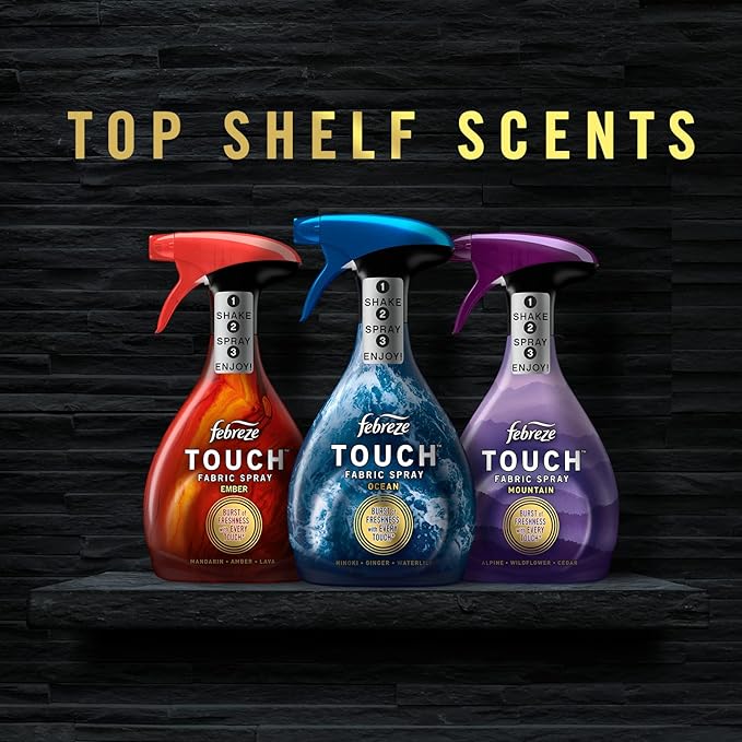 Febreze Touch Fabric Spray Ocean, 16.9 oz (2 pack)