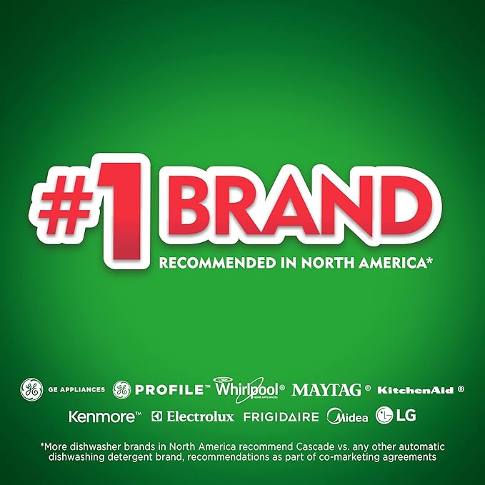 Cascade Platinum Dishwasher Pods, Dishwasher Detergent, Actionpacs, Fresh, 62 Count