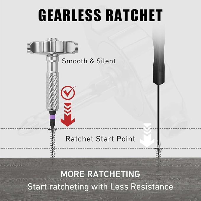 VMAN Ratchet Screwdriver Set, 100 in 1 magnetic Screwdriver sets, S2 Steel Bits, DIY Combination Flexible Shaft, Suitable for Furniture Assembly, Precision Electrical Appliance Repair, Bicycle Tools