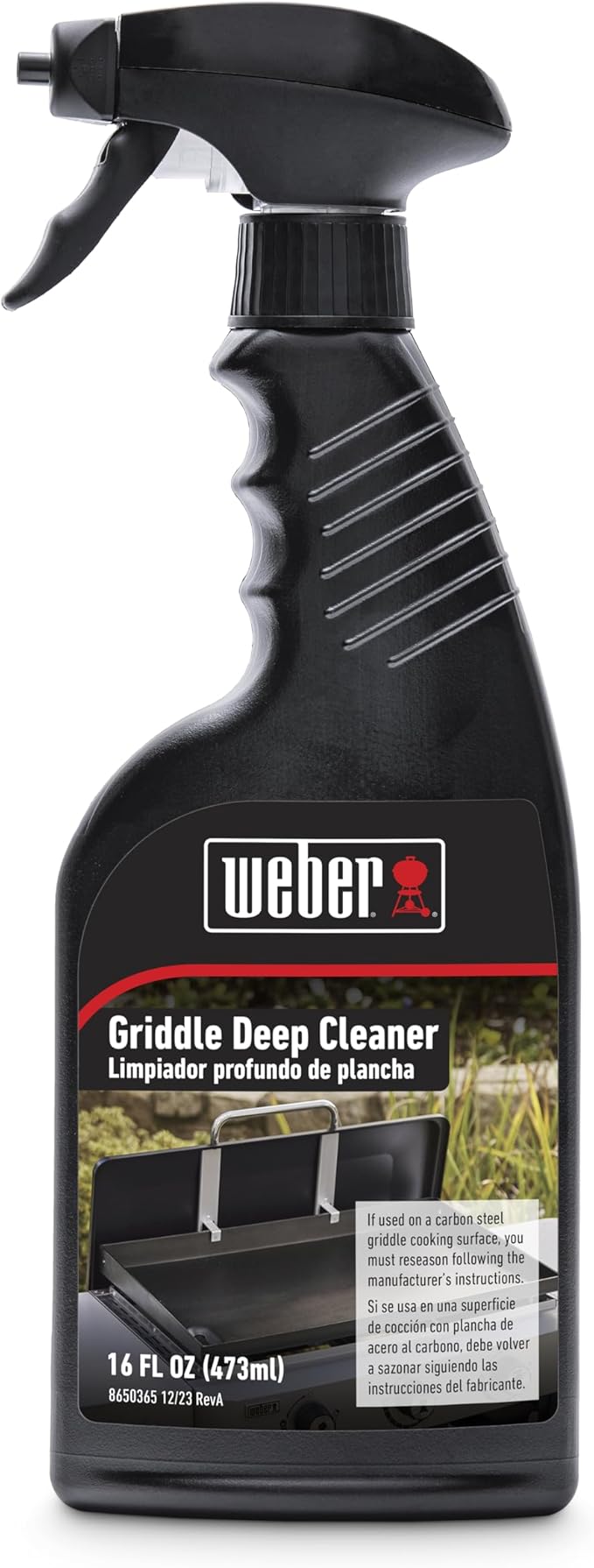 Weber Griddle Deep Cleaner – Powerful Burnt‑On Grease & Residue Remover for Flat‑Top Griddles, Side Tables & Outdoor Grill Surfaces