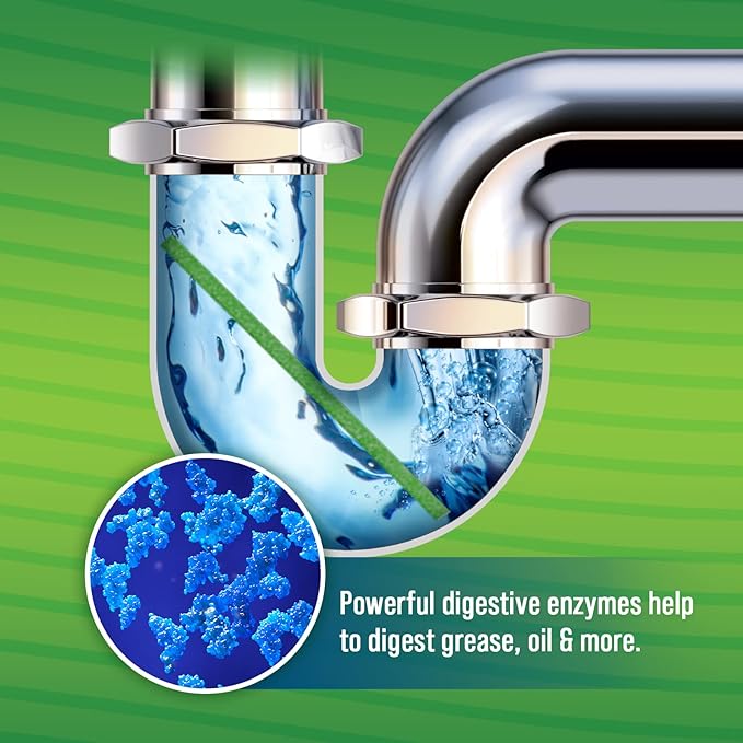Green Gobbler Liquid Hair Drain Clog Remover | For Toilets, Sinks, Tubs & Fresh Scent Drain Sticks | 12 Pack | Drain Cleaner & Deodorizer