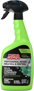 MOLD ARMOR Professional Brand Mold Kill & Control Spray, 32 oz., Hard Surface Mold and Mildew Remover, Visible Results in Minutes, Eliminates Bacteria and Viruses
